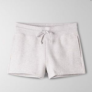 Aritzia TNA Perfect Sweatshort in White